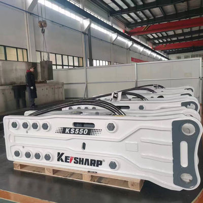 qualidade  KS550 Top Type Rock Hydraulic Breaker Machine 200mm Chisel Diameter fábrica