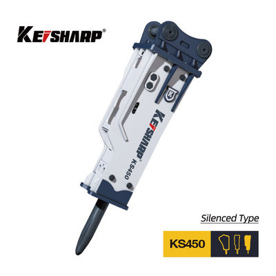 190 mm Diâmetro do cinzel KS450 Silenced Type Hydraulic Breaker para escavadeira de 45-55 toneladas