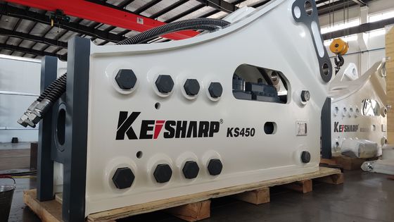 KS450 Tipo lateral Máquina de quebra hidráulica de rocha 190 mm Diâmetro do cinzel