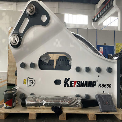 KS650 Quebra-cabeças de martelo tipos de cinzel 210mm Quebra-concreto para escavadeira