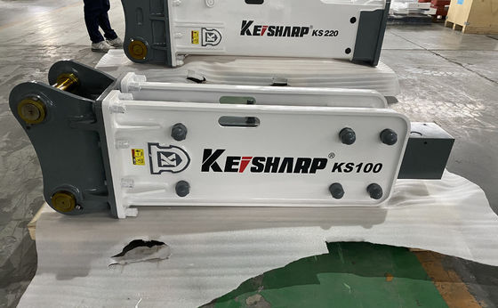 Excavadora KS100 Máquina de quebra de rocha hidráulica Tipo superior Diâmetro do cinzel de 75 mm