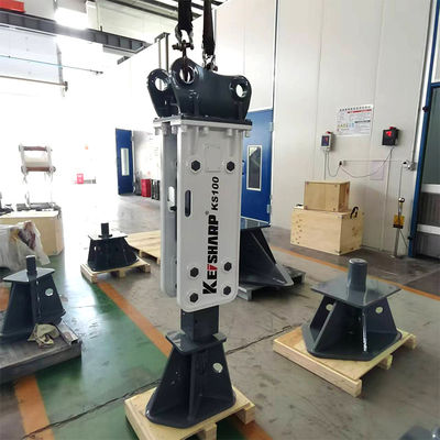 Excavadora KS100 Máquina de quebra de rocha hidráulica Tipo superior Diâmetro do cinzel de 75 mm