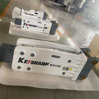 100mm cinzel KEISHARP KS150 Top Tipo quebra hidráulico para mini escavadeira