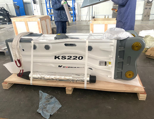 KS220 Máquina de quebra-pedras de tipo superior de escavadeira hidráulica homologada pela ISO