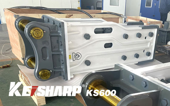 KS600 Top Type Hydraulic Breaker 205mm Diâmetro do cinzel para escavadeira de 55-65 toneladas