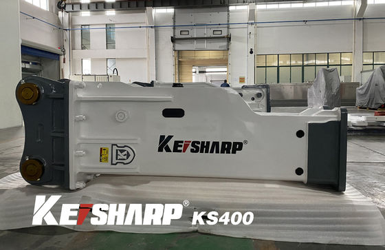 KS400 Tipo silenciado quebra hidráulico 175mm Diâmetro do cinzel Adequado para escavadeira de 40 ~ 50 toneladas