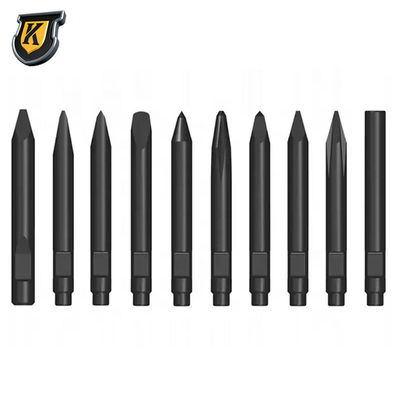 Forro de martelo de 140 mm Chisel plano 20 toneladas - 27 toneladas Excavadora Chisel quebra-pedras