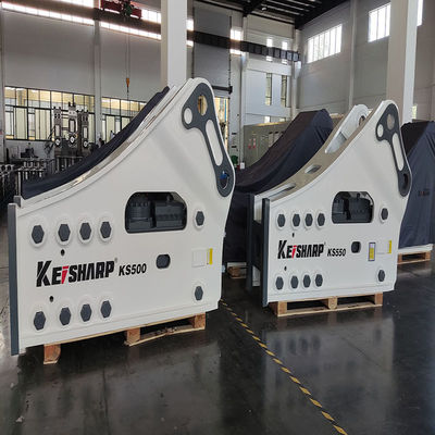 5500Kg KS550 Quebra-martelas de rocha hidráulica pesada OEM Disponíveis