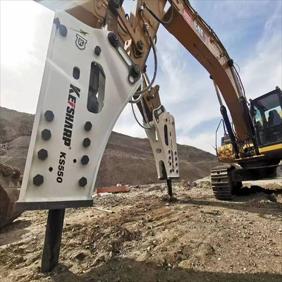 5500Kg KS550 Quebra-martelas de rocha hidráulica pesada OEM Disponíveis