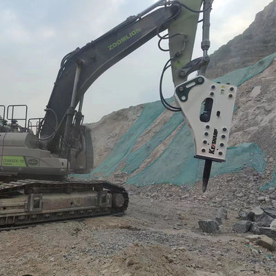 Liga de 50 a 60 toneladas Excavadora martelo Quebra-rocha hidráulica para rolamentos de componentes centrais