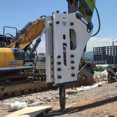 KS650 Cabeça frontal hidráulica Cabeça frontal de contas Pecker de rocha automotivo para escavadeira fácil operação