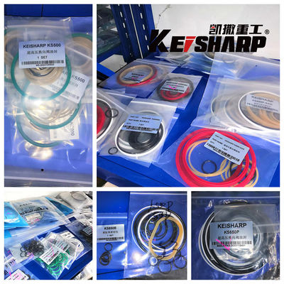 Kit de reparação de vedação hidráulica de escavadeira Keisharp 850 Kit de vedação do cilindro frontal