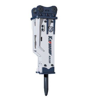 KS220 Silenced Type Hydraulic Excavator Breaker Diâmetro do cinzel de 140 mm