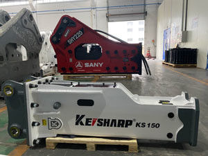 KS150 150-170 Bar Disjuntor Hidráulico com Chisel de 100 mm