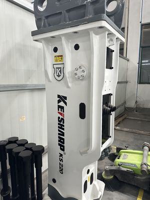 KS220 Tipo de caixa quebra hidráulico para escavadeira de 16-22 toneladas 140mm Diâmetro do cinzel