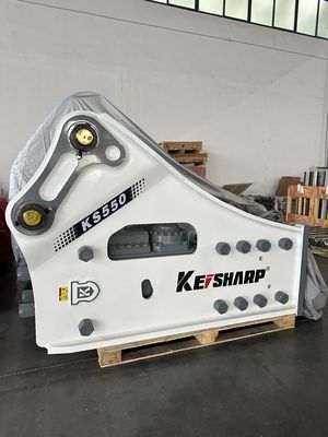 KS550 Interruptor hidráulico lateral com 200 mm de diâmetro de cinzel para escavadeira de construção rodoviária