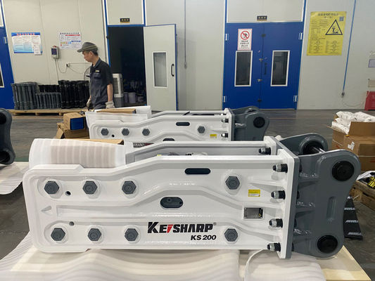 KS200 Top Type Hydraulic Breaker 135mm Diâmetro do cinzel para escavadeira de 18-22 toneladas