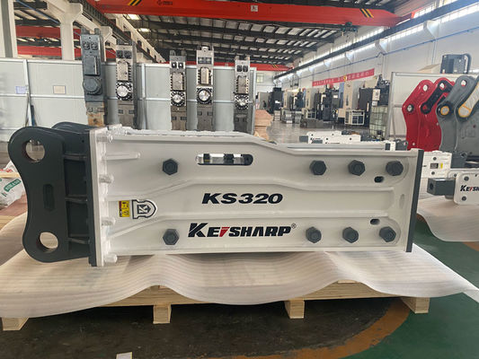 KS320 Top Type Rock Hydraulic Breaker Machine 155mm Diâmetro do cinzel