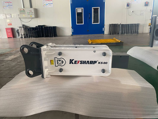 Excavadora KS80 Máquina de quebra de rocha hidráulica Tipo superior 68 mm Diâmetro do cinzel
