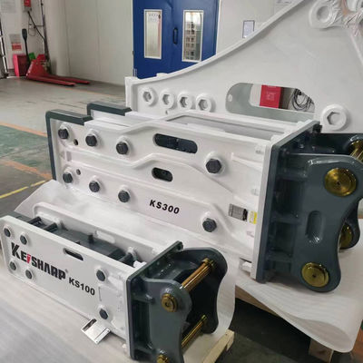 KS300 Excavadora Máquina de quebra de rocha hidráulica Tipo superior 150 mm Diâmetro do cinzel