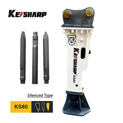 KS220 Top Tipo 140mm Chisel Excavator Stone Breaker Machine ISO aprovado