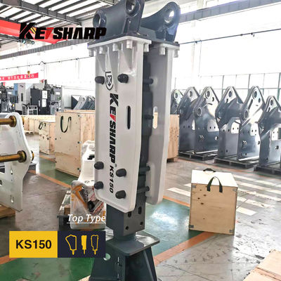 KS150 Top Type Rock Hydraulic Breaker Machine 100 mm Diâmetro do cinzel