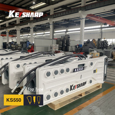 KS550 Máquina de quebra hidráulica de rocha de tipo superior de 200 mm de diâmetro do cinzel