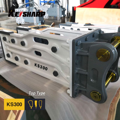 KS300 Excavadora Máquina de quebra de rocha hidráulica Tipo superior 150 mm Diâmetro do cinzel
