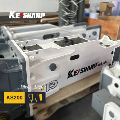 KS200 Top Type Hydraulic Breaker 135mm Diâmetro do cinzel para escavadeira de 18-22 toneladas
