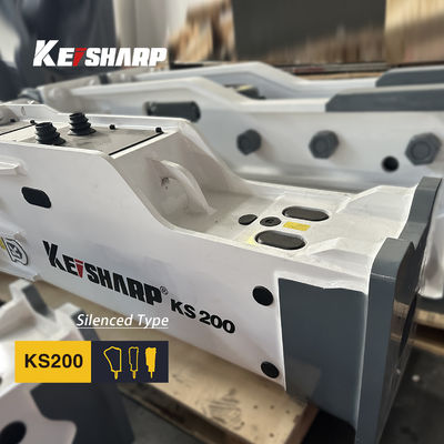 KS200 Top Type Hydraulic Breaker 135mm Diâmetro do cinzel para escavadeira de 18-22 toneladas