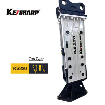 KS220 Máquina de quebra hidráulica de rocha de tipo superior de 140 mm de diâmetro do cinzel